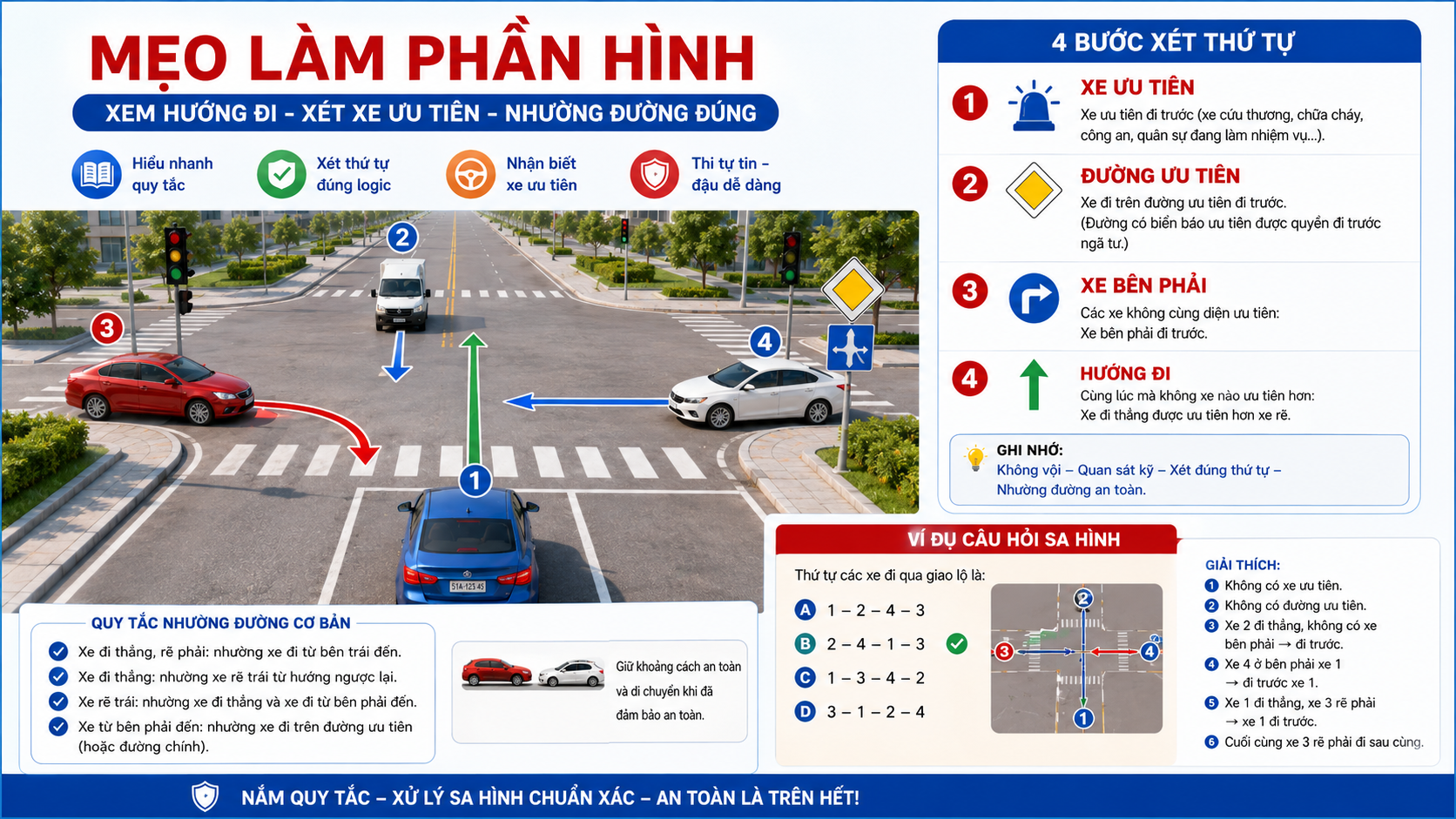 Mẹo làm phần hình sa hình