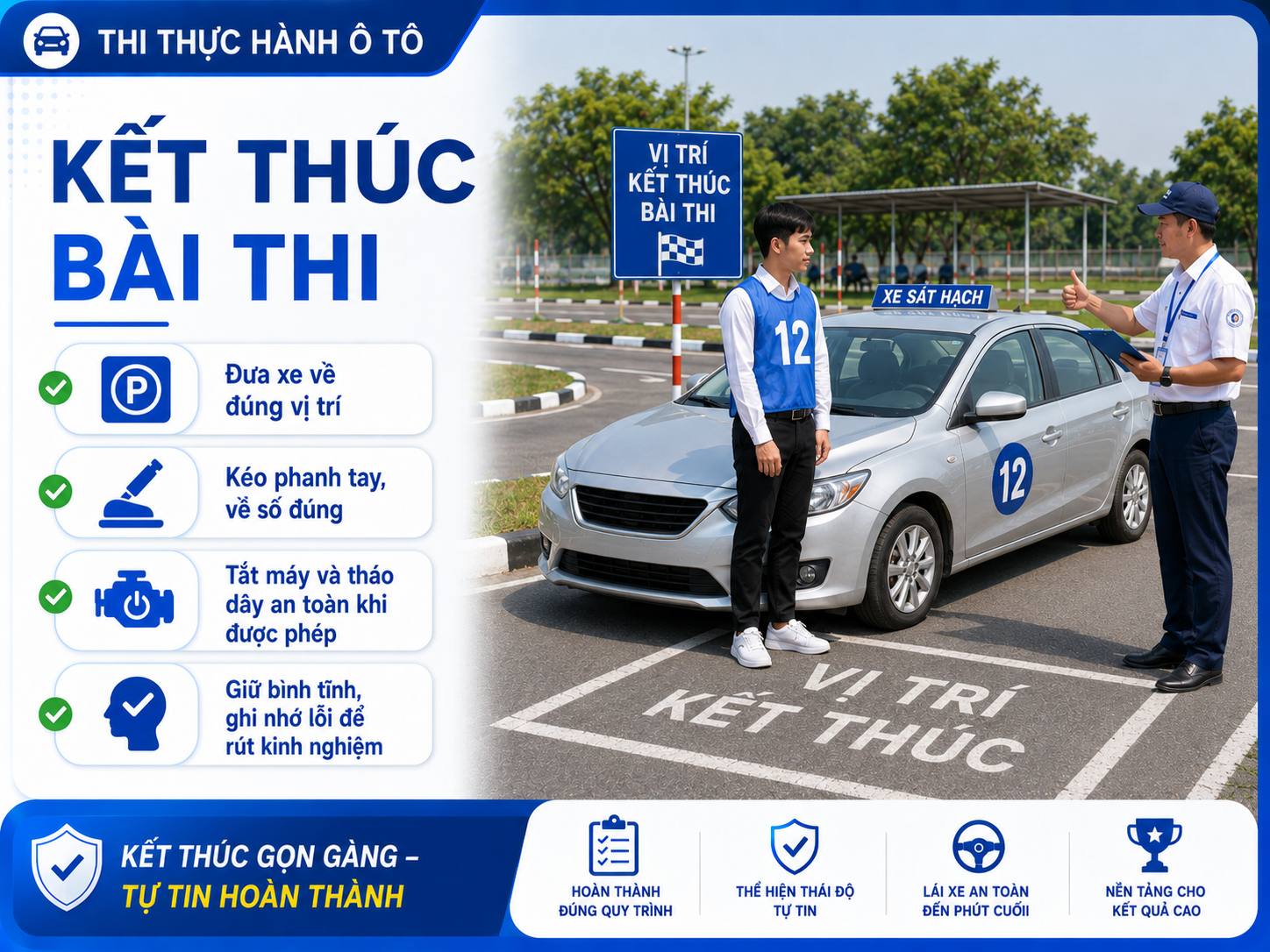 Kết thúc bài thi